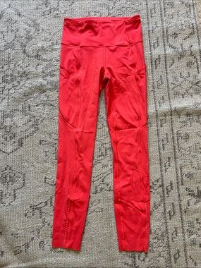 lululemon athletica Bright Red High-Rise Leggings
